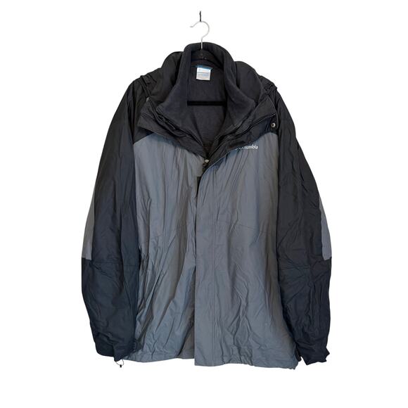 Columbia Other - Columbia Interchange 3-in-1 Fleece Lined Jacket 3X Gray Gorpcore Hiking Outdoor